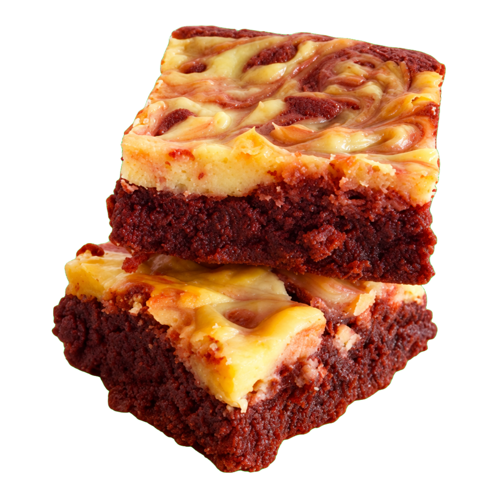 Red Velvet Cream Cheese Brownies